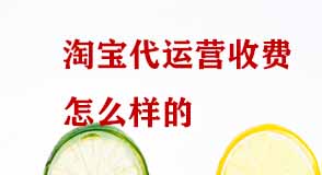 淘寶代運(yùn)營收費(fèi)怎么樣的